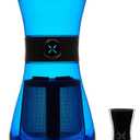 BOD Cold Brew Coffee System by BodyBrew - 24oz Shatter-proof & Spillproof Design - BPA Free - Stainless Steel Filter - Dishwasher Safe - Sky