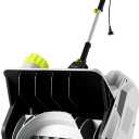 14-Inch Corded Electric Snow Blower, 1500w High-Power Snow Blower, 3500rpm Speed, 20-Foot Snow Throwing Distance with Adjustable Chute and 12A Brushed Motor, Suitable for Yards, Driveways, Sidewalk