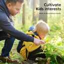 Handheld Microscope for Kids - Educational Science Toys, Christmas & Birthday Gifts for Age 5 6 7 8 9 10 11 12 Girls & Boys (Yellow)