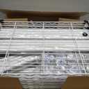 Ulif E1 Heavy Duty Closet Garment Rack, 6 Tiers Adjustable Metal Freestanding Expandable Clothing Storage with 4 Hanger Rods, Easy to Assemble Wardrobe, 71.4" H x (70" - 88.2") L x 14" D, White