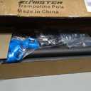 Zoomster Universal Trampoline Replacement Enclosure Poles with Clamp and Hardware
