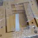 HOOBRO Wooden Step Stool for Toddlers, 2-in-1 Step Stool for Kids, Retractable Bamboo Stool with Anti-Slip Surface, for Bathroom Sink, Potty Training, Easy Assembly, Natural and White YL20JD01