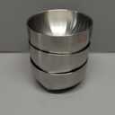 3 Pack 28 oz Stainless Steel Bowls, Double Wall Insulated Bowls 6 Inch Metal Bowl for Cereal Soup Ice Cream Eating