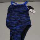 TYR Women's Durafast Elite Diamondfit Swimsuit (28, Blue)