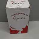 Opini Mannequin Head with 80% Human Hair - Straight, 26"-28" Doll Head for Cosmetology & Hairdresser (#27 Light Brown)