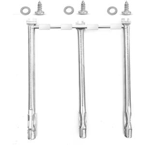 69787 Grill Burner Tubes for Weber Spirit and GS4 Spirit II 300 Series,Spirit E310, E320, E330, S310, S320, S330, 304 Stainless Steel with Up Front Control, 18 Inch Grill Burner for Weber Spirit Parts