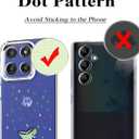 Unov Case Compatible with Motolora Moto Edge 60 Fusion Moto 60 5G Clear with Dino Rainbow Dinosaur Dragon Embossed Pattern Design Soft TPU Shock Absorption Slim Protective Back Cover