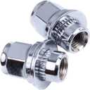 12x1.5 Lug Nuts 20 Pcs Chrome Closed End Mag Style Lug Nuts with Washer 13/16" (21mm) Hex Compatible with Toyota Camry/Corolla/Tacoma Lexus