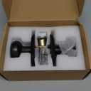 Newlaking Door Knobs Interior, Classic Decorative ORB Privacy Door Knob Perfect for Bedroom or Bathroom Doors, Durable Stylish Hardware for Indoor Use- 1 Pack,  Oil Rubbed Bronze