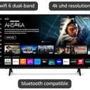 VIZIO 43 Inch V Series 4K UHD LED Smart TV Bluetooth Compatible with Dolby Vision HDR/HDR10+ HLG, HDMI VRR, V-Gaming Engine and IQ Active (V4K43M-0804)