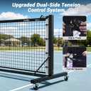 Fostoy Pickleball Net, Pro Aluminum Frame with Dual-Side Tensioning System, 22FT
