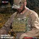 Outdoor Tactical Chest Bag for Men Sports Rig Vest with Pouch Phone Adjustable EDC Travel Pack (Camo)