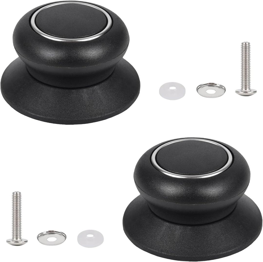 Pot Lid Knob Easy Lnstallation Sturdy Cover Knobs Universal Pot Lid Handle Pot Kitchen Replacement Cookware Lidreplacement Pot Cover Heat Resistant and Prevent Static Replacement Knob