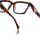 TIANYESY Oversized Blue light glasses for Women Men - Ideal for Work/Gaming/TV - Anti Eyestrain UV Protection