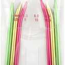 Susan Bates 11929L Silvalume Circular Large Needle Set, Size 9, 10, & 10.5