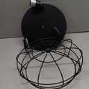 2-Light Farmhouse Ceiling Light Fixtures, Industrial Hallway Light, Vintage Black Metal Cage Ceiling Lamp for Living Room, Kitchen, Bedroom