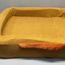 Toddler Travel Bed Sandwich Style - Portable Toddlers Floor Beds, Foldable Soft Foam Travel Crib for Baby and Kid, Washable Cover Toddler Cot with Safety Rail for Travel, L42" * W16"