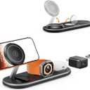 Charging Station for Multiple Devices, Wireless Charger for iPhone 17 Air 16e 16 15 14 13 12, for iWatch, for AirPods