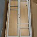 VASAGLE Coffee Bar with LED Lights, Kitchen Bakers Rack with Power Outlet, Microwave Stand with Adjustable Shelves, 8 Hooks, 15.7 x 31.5 x 65.7 Inches, Rustic Brown and Matte Black UKKS050K01