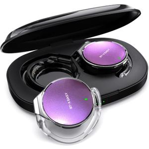 Open Ear Headphones, 52Hrs Playtime, Wireless Headphones Hook Over Ear, Clip on Earphones Dual-Device Bluetooth 5.4 Headset for Gym/Home Office