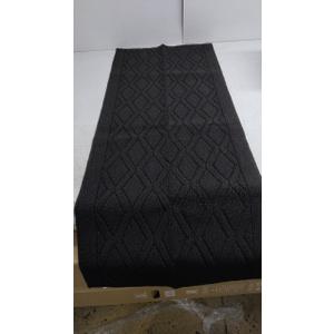 COSY HOMEER-Kitchen-Rugs-Non-Slip-Washable 24"x60" Absorbent Kitchen Runner Rugs Polypropylene Kitchen Mats for Floor,Sink Mat,Hallway,Laundry,Black