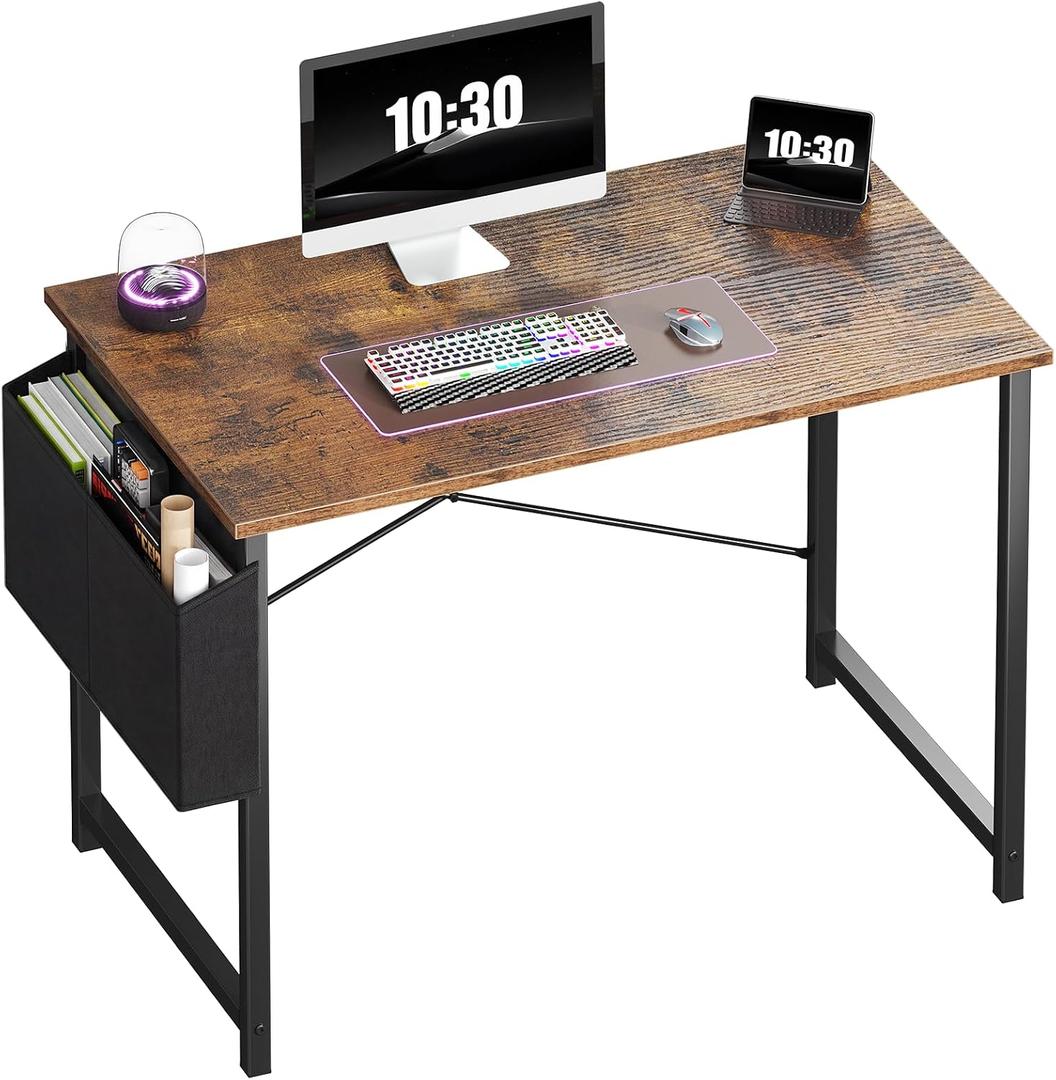 OLIXIS Small Computer Desk, 40 Inch Gaming Desks for Home Office
