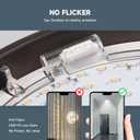 ECOELER 8 inch Oil Rubbed Bronze Flush Mount Ceiling Light Fixture, Round Aluminum Trim, 30W 3000K Warm White 2000Lm, Dimmable Ultra-Thin LED Disc Light, ETL&FCC Listed