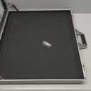 Silver 24 in X 20 in Card Show Display Case Aluminum, Trading Card Display Case Suitable for Sports Card/ TCG/ Jewelry Collection,Easy to Carry,Aluminum Alloy Frame,1-Year Coverage