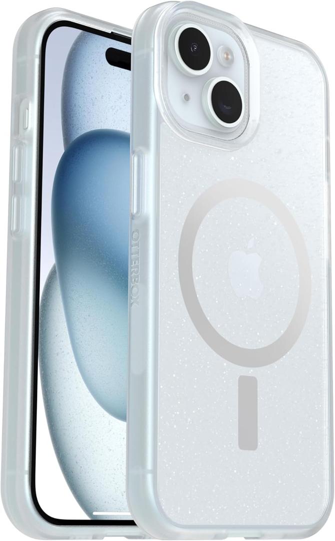 OtterBox iPhone 17e, 16e, 15, 14, 13 (ONLY) Symmetry Series+ Case, Snaps to MagSafe, Ultra-Slim, Raised Edges Protect Camera & Screen - Non-Retail Packaging - Stardust