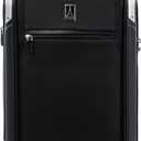Travelpro Platinum Elite Hardside Expandable Carry on Luggage, 8 Wheel Spinner, TSA Lock, Hard Shell Polycarbonate Suitcase, Shadow Black, Compact Carry on Laptop Pocket 20-Inch