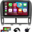 Android 13 Car Stereo for Lexus LS430 2001 2002 2003 2004 2005 2006, 9" HD Screen Car Radio with Wireless CarPlay Android Auto, Support GPS Navi Bluetooth WiFi/FM/USB/SWC DSP Backup Camera Mic