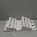 Unistyle Mail Holder with Key Hooks Mail Organizer Wall Mount Hanging Mail Organizer for Home,Office,Entryway,Mail Holder Wall Mounted for Letter, Magazines, Keys, Leashes (Rustic White)