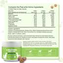 Calming Chews for Dogs - Natural Melatonin Pet Supplement Support Anxiety Relief Sleep Aid & Relaxation for Thunderstorms, Fireworks and Separation Vet Approved Soft Treats, Chicken Flavor 100 Chews, Expiration Date 08/02/2024 