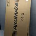 AKUMAX Waterproof Wood Slat Acoustic Wall Panels, 4 Pack, Walnut