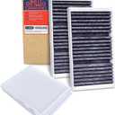 OIFILLIO Cabin Air Filter kit for Mercedes GLE350 GLS450 (2016-2019), ML350 (2012-2015), GL450 (2013-2016), GLE400 GLS550, Replace 1668300318 & 1668300218 (3-Piece Set)