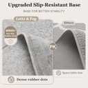 8x10 Area Rugs for Living Room Bedroom Dining Washable Rugs Light Grey