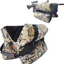 SIAELT Shooting Rest Bag, Front Shooting Bag for Rifles and Shotguns, Portable Unfilled H-Bag for Outdoor, Range, Shooting and Hunting (camouflage257, 13 * 8)