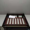 Casual Home Luggage Rack with Shelf, Espresso