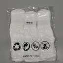 Crew Socks for Women & Men, 6 Pair Cute Cotton Casual Calf Socks Breathable Soft Above Ankle Socks, Size 5-10 (White)