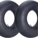 (2-Pack) Fastvert 16x6.50-8 / 16x7.50-8 Heavy-Duty Inner Tubes with TR-87 Bent Valve Stem Compatible with Lawn Mowers, Tractors, Wheelbarrows& More
