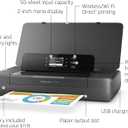 HP OfficeJet 200 Wireless Mobile Printer - Black, Battery Included (CZ993A)