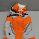 IECOii Dog Coat for Large Dogs Waterproof Dog Winter Jacket with Harness Built in, Orange - XXLarge, Thermal Warm Fleece Lined, Reflective Dogs Jackets for Cold Weather Camping, Hiking, Pitbull