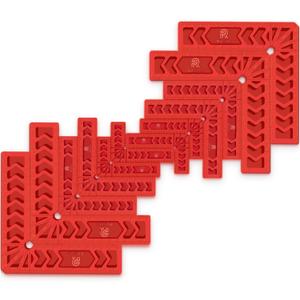 90 Degree Positioning Squares, Clamping Square, Right Angle Clamp Corner Clamp Woodworking Tools for Wood Cabinets, Carpenter Tool for Photo Frames Box Drawer, Set of 123" 4" 6")