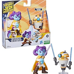 Star Wars: Young Jedi Adventures Pop-Up Lightsaber Duel, LYS Solay & Training Droid Action Figures, 4-Inch Scale Toys, Preschool Toys for 3 Year Old Boys & Girls
(2 Pack)