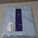 Queen Size Flat Sheet - Hotel Quality Top Flat Bed Sheet Only - Ultra-Soft, Breathable & Cooling - Fade & Wrinkle Free - Easy-Care, Stain & Shrink Resistant Bedding - Easy-Fit & Oeko-Tex - Light Blue (21 - Baby Blue)