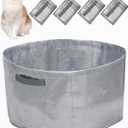 4 Pack Reusable Litter Liners A Compatible with Cat Litter Box liner Type-A, Cat Liners with Heavy-Duty Carrying Handles