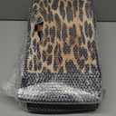 Stair Treads Seamless Leopard Texture Leopard Fur Animal Non-Slip Self Adhesive Step Carpet Runner Rug Stair Mats with Magic Tape for Indoor Outdoor Kids Dogs 30"x8"-13PCS