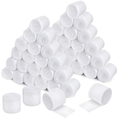 Coloch 48 Rolls Cast Padding, Soft Cotton Undercast Padding Gauze Bandage Wrap Roll Use with Plaster Cloth Individually Packed for Crafts, Body Casts, Mask Making & Art Projects, 2" x 8.8ft