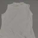 Women Sleeveless Mock Turtle Neck Tops Double Lined Fitted Tank Tops Basic T Shirts 2025 (Small)