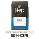 Peet's Coffee, Medium Roast Ground Coffee, 100% Arabica Coffee - Big Bang 18 Ounce Bag (EXP 08/10/26)